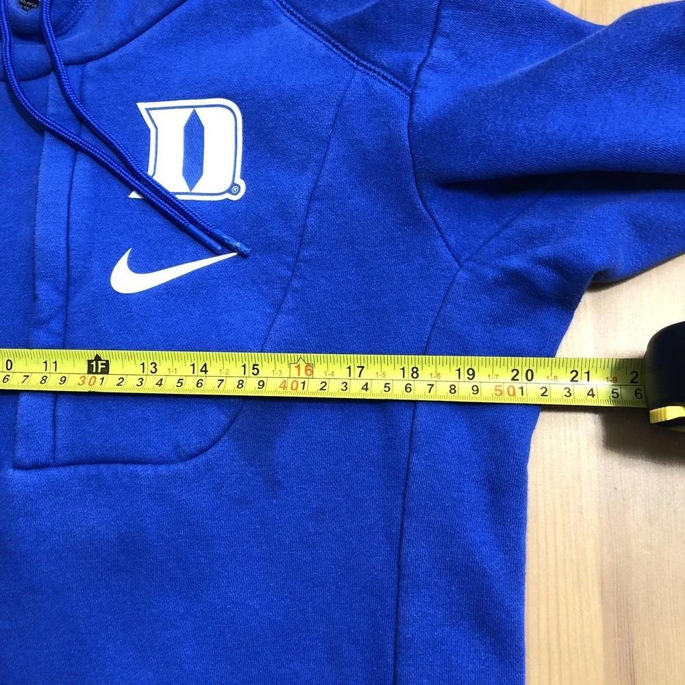Duke Blue Devils Nike Pullover Hoodie Men's Sz S Blue White NCAA Basketball Rare